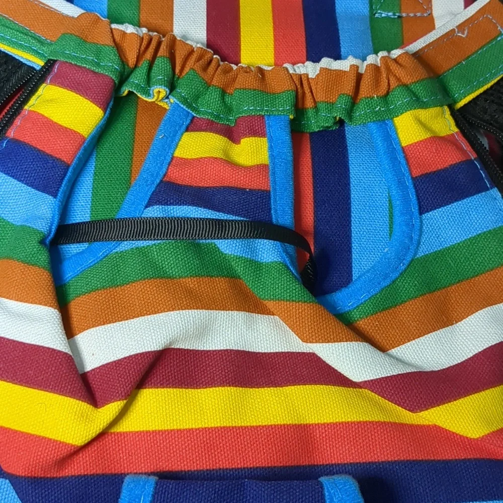 Dog Pet Carrier Geepet Brand Bright Colors Stripes XL App 16 Inches Long